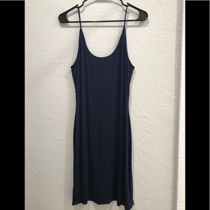 Fashion Nova dress size large  women’s dark blue